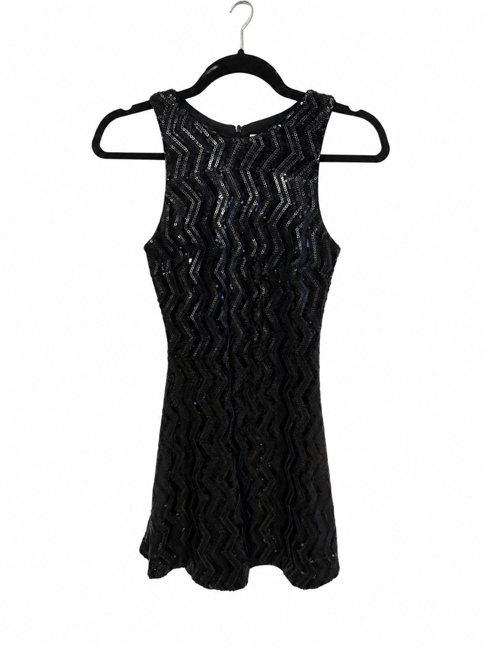 DRESS THE POPULATION SEQUIN PARTY DRESS SMALL